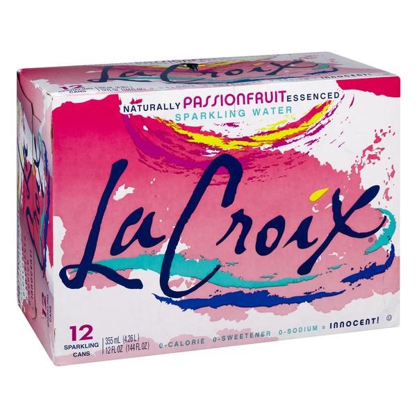 La Croix Sparkling Water Passionfruit 2x(12x355ml)