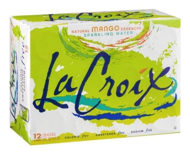 La Croix Sparkling Water Mango 2x(12x355ml)
