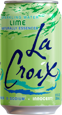 La Croix Sparkling Water Lime 12x355ml Single Cans