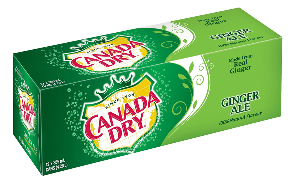 Canada Dry Ginger Ale 12 X 355ml