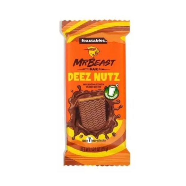 Feastables Deez Nutz 35g chocolate bar