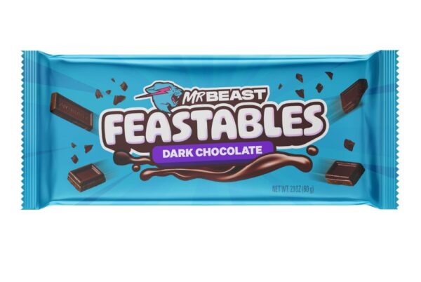 MrBeast Feastables Dark Chocolate 60g bar