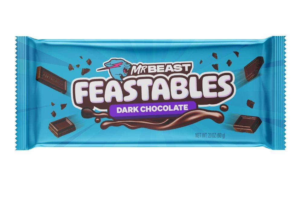 Feastables MrBeast Dark Chocolate Bar 60g x10