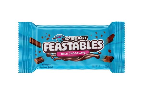 MrBeast Feastables Milk Chocolate 35g bar