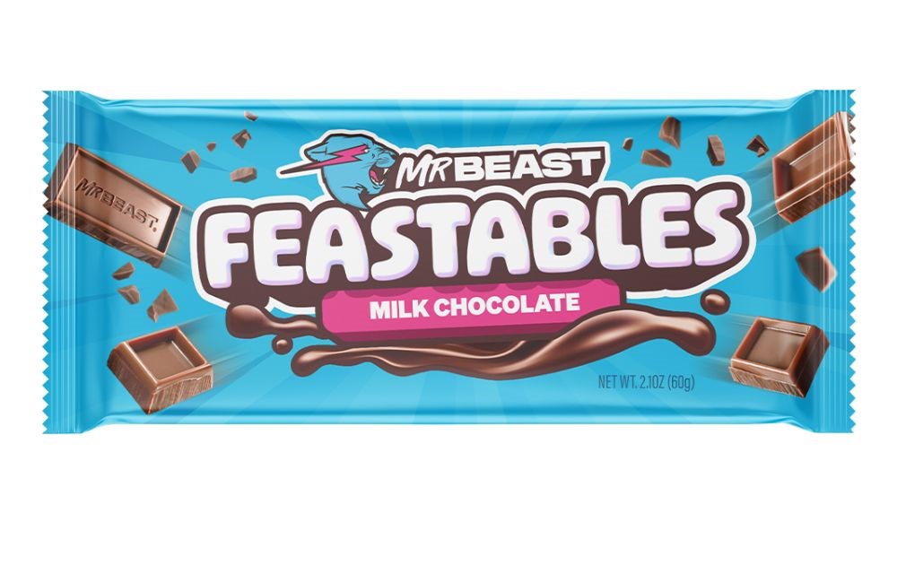 Feastables MrBeast Milk Chocolate Bar 60g x10