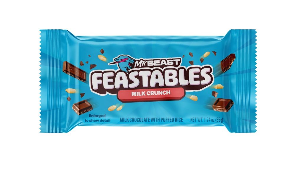 Feastables MrBeast Milk Chocolate Crunch Bar 35g x24