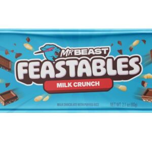 MrBeast Feastables Milk Crunch 60g bar