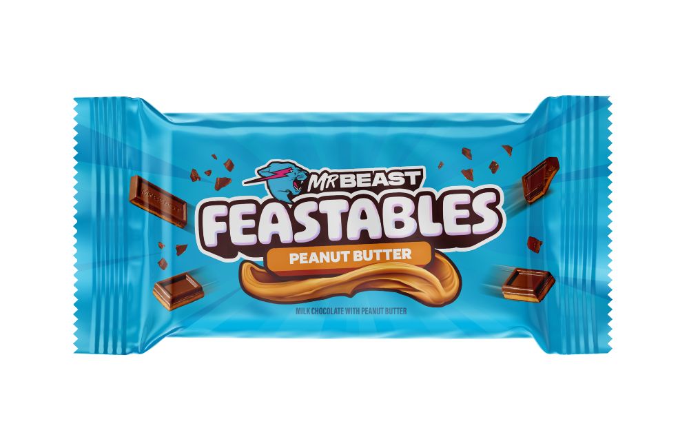 Feastables peanut butter chocolate bar