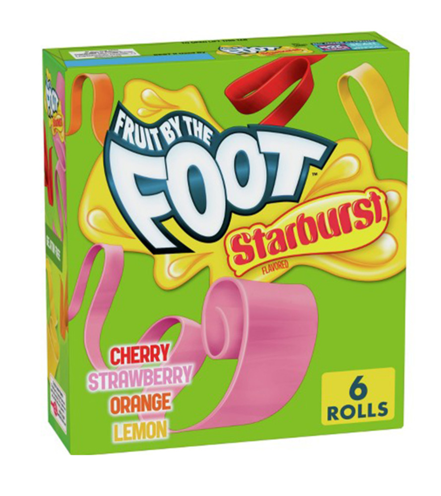 FRUIT BY THE FOOT STARBURST 6CT8/4.5 oz