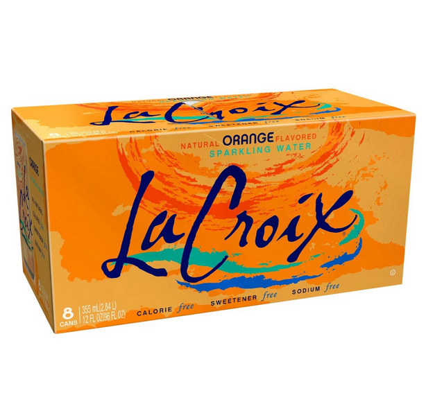 La Croix Sparkling Water Orange 3x(8x355ml)