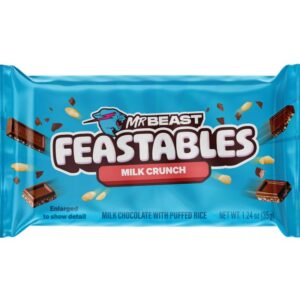 Feastables milk crunch chocolate