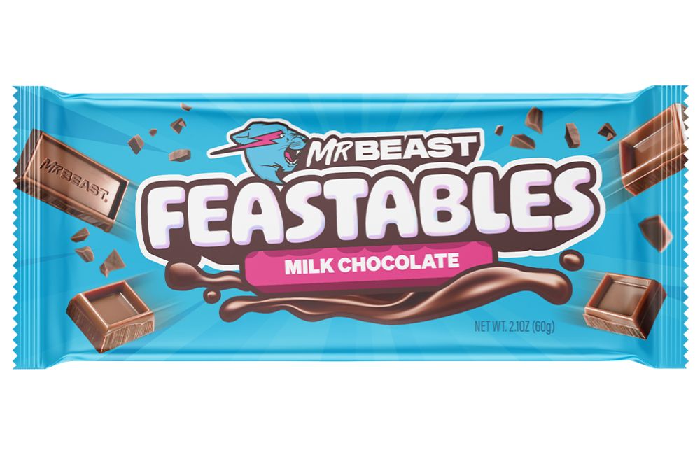 Feastables MrBeast Milk Chocolate Bar 60g x10