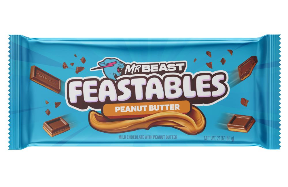 Feastables peanut butter chocolate bar