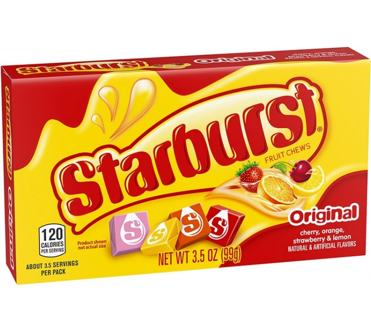 Starburst Original Theater Starburs 3.5 oz 12 count