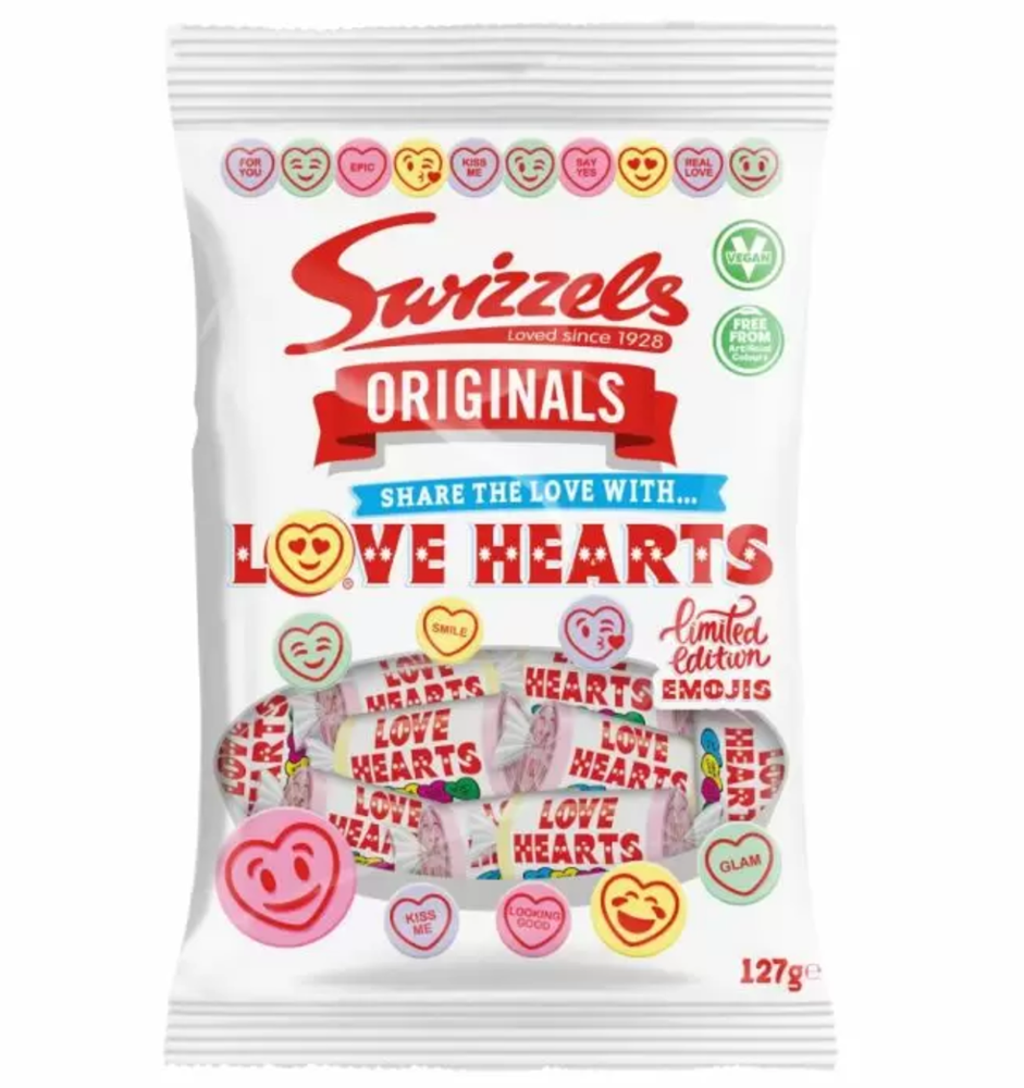 Swizzles Lovehearts 12 x 127g