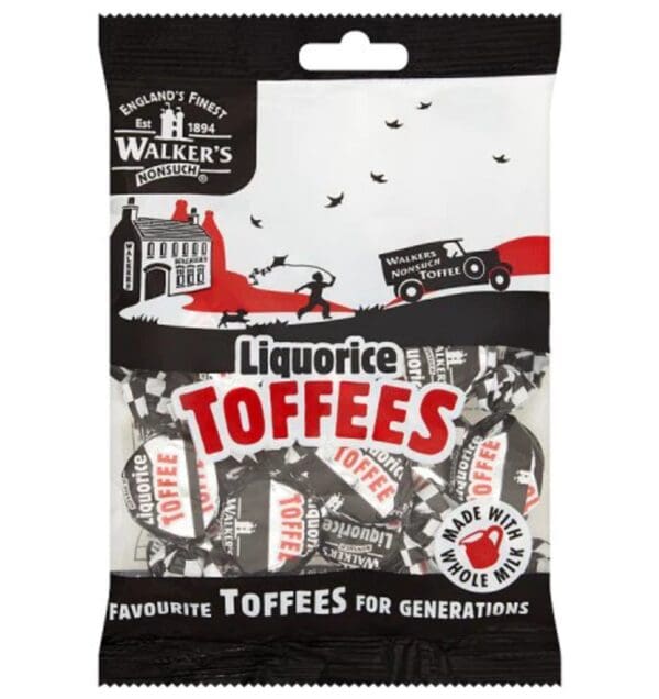 walkers liquorice toffees