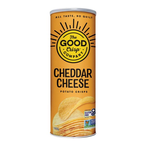 The Good Crisp Cheddar Cheese chips
