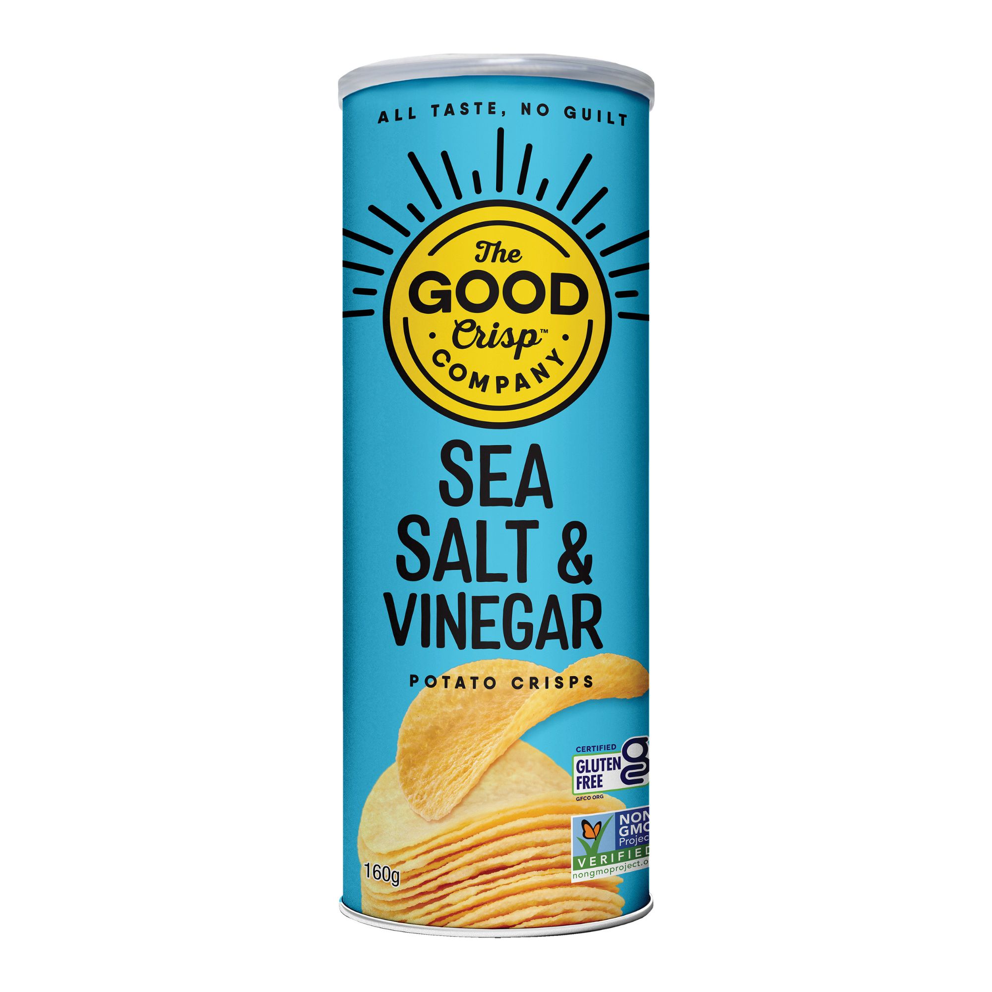 The Good Crisp Company Sea Salt & Vinegar 158g