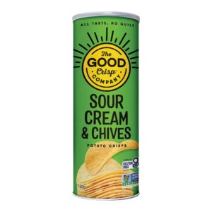 The Good Crisp Sour Cream & Chives chips