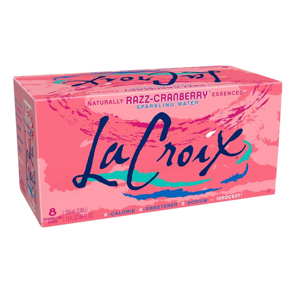 La Croix Sparkling Water Razz-Cranberry 3x(8x355ml)