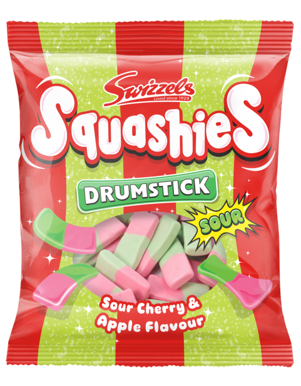 swizzels squashies drumstick cherry and apple