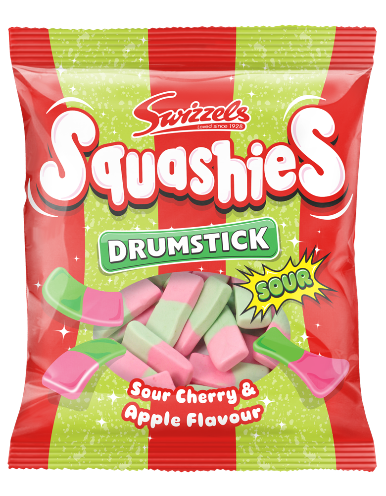 swizzels squashies drumstick cherry and apple