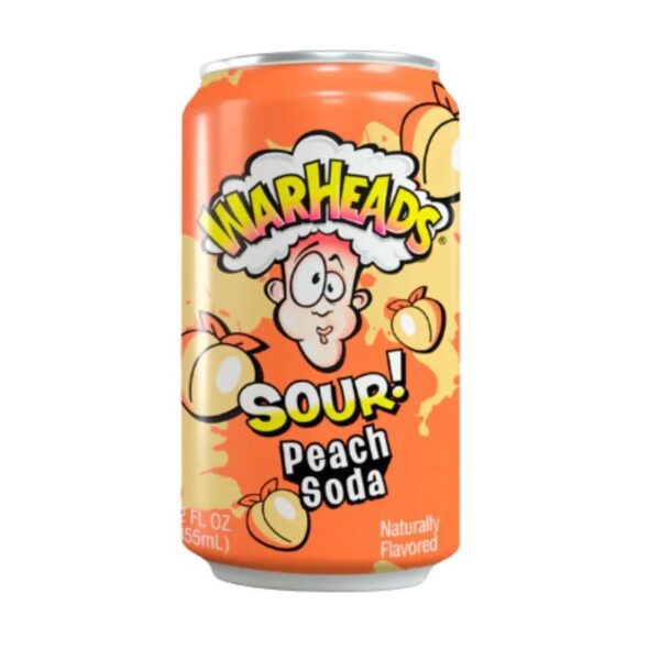 warheads sour peach soda