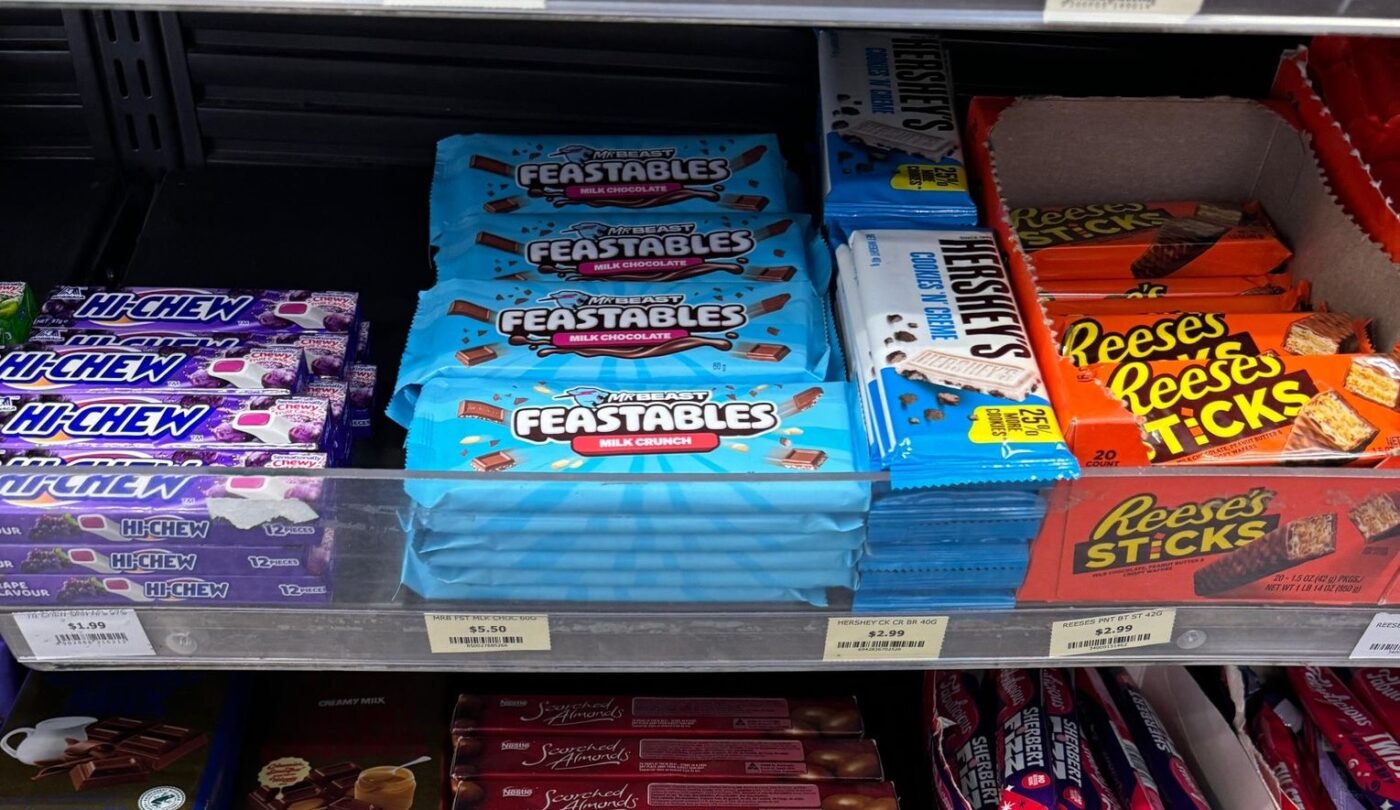 Feastables MrBeast chocolate on sale at BP