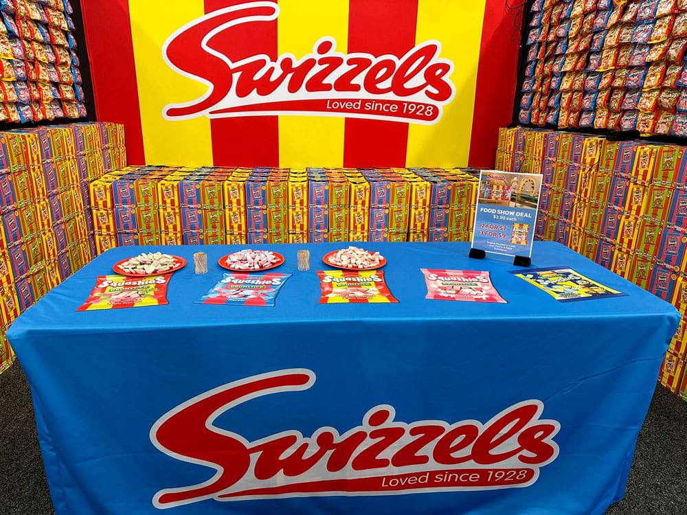 Swizzels Sweets Stars at Tauranga Food Show Zebra International NZ