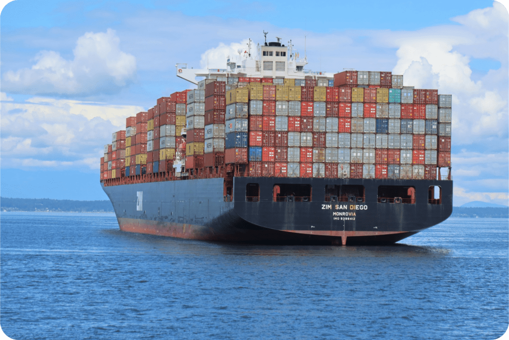 Zebra International Container ship Importing