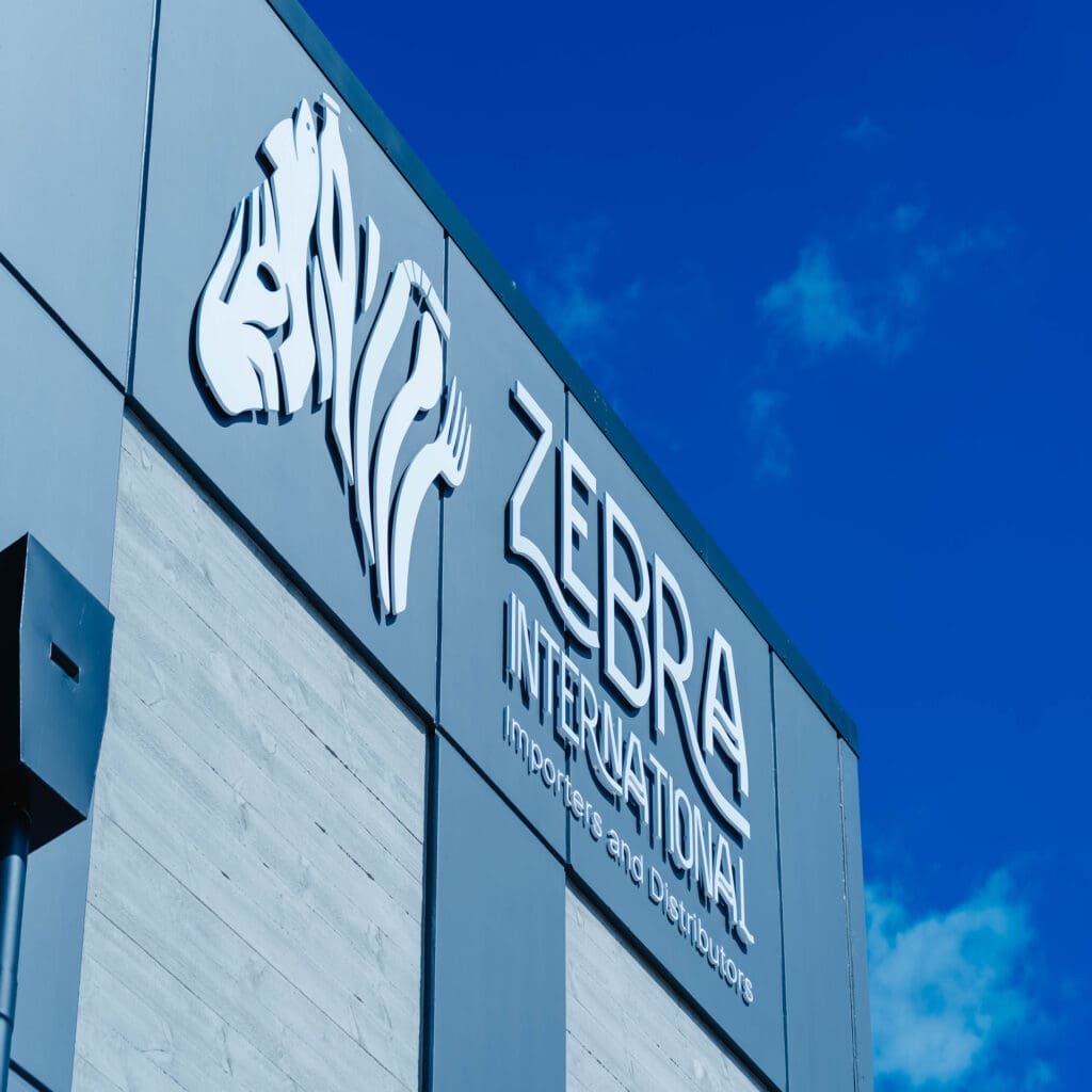 Zebra International sign