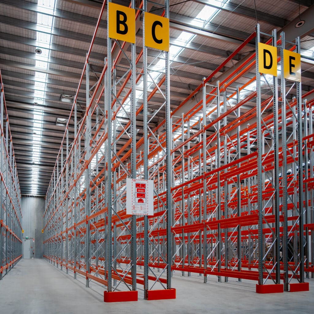 Zebra International racking isles