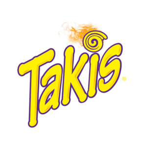 Takis Logo – bold yellow rolled tortilla chip brand logo