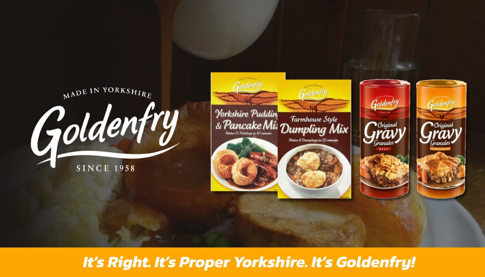 Goldenfry Gravy Granules, Yorkshire Pudding & Dumpling Mixes – Made in Yorkshire, now in New Zealand