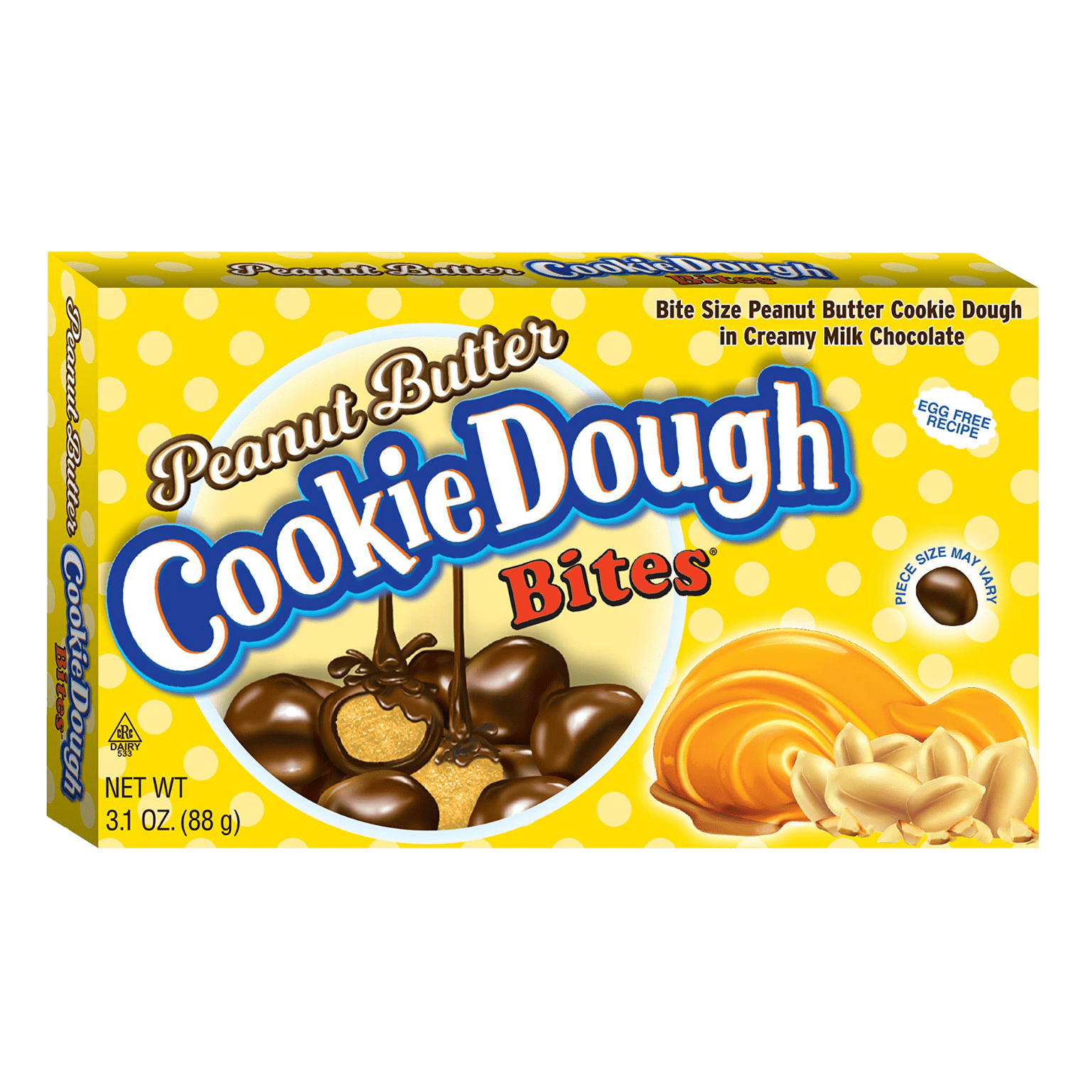 Cookie Dough Bites Peanut Butter box USA chocolate candy available in New Zealand