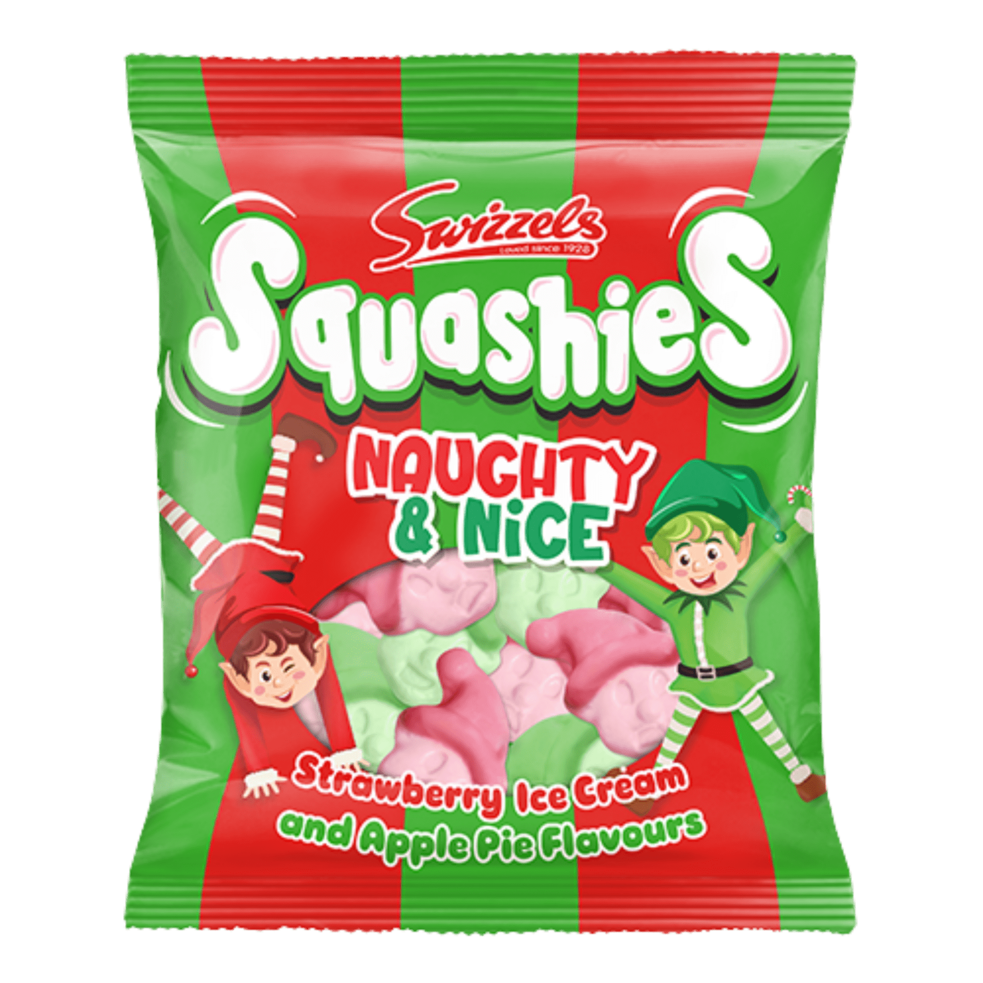 Swizzels Squashies Naughty & Nice Elves 12 x 120g