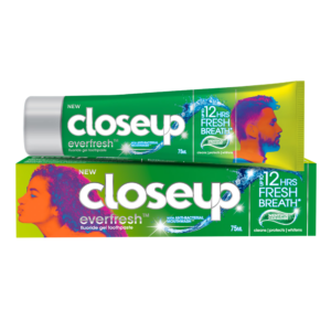 Closeup Toothpaste Menthol Paradise 90g tube and box